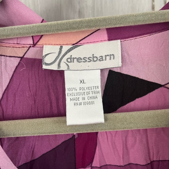 VTG Y2K petal pink lace ruffle flutter sleeve drop waist top size XL coquette - Picture 8 of 14